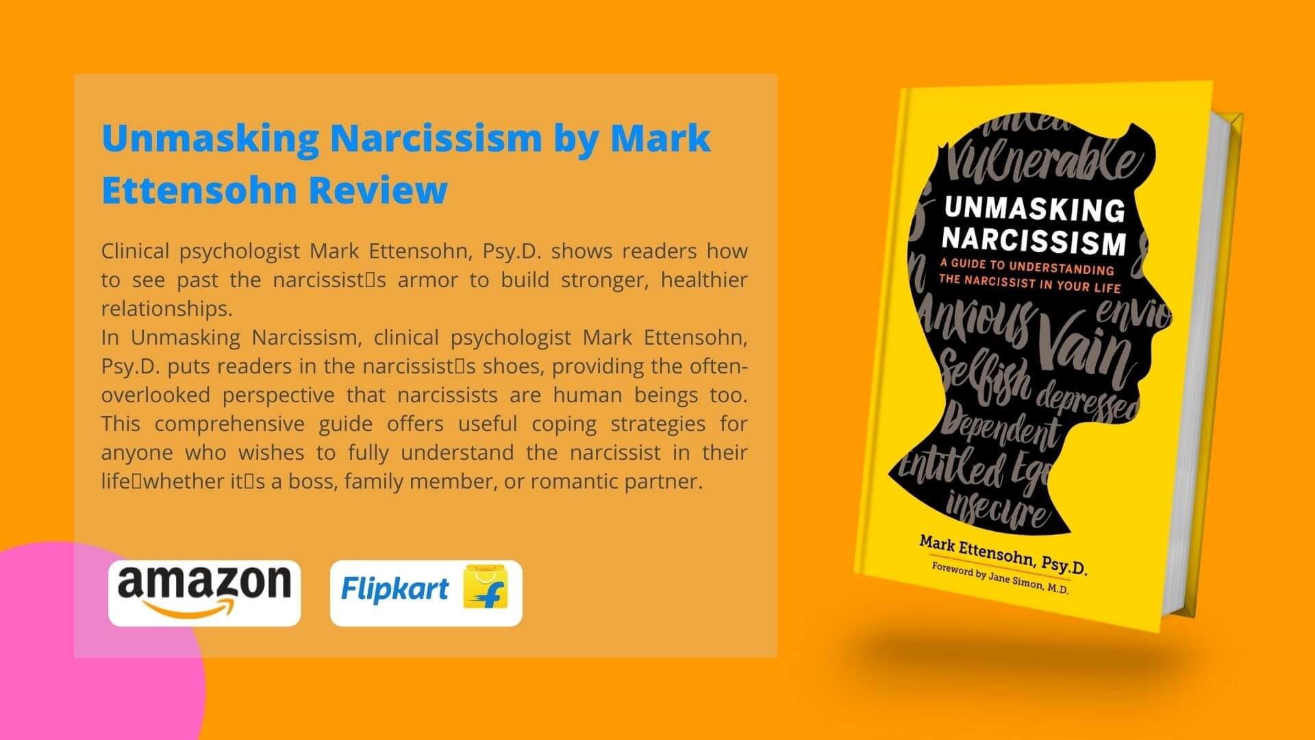 You are currently viewing Unmasking Narcissism by Mark Ettensohn Review